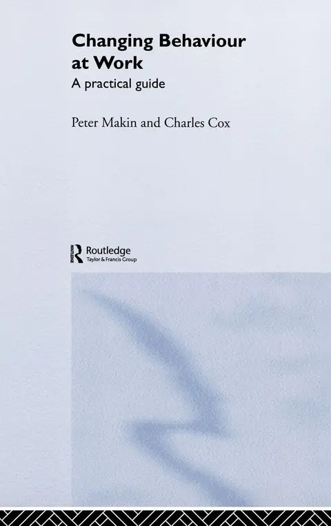 Cover of Changing Behaviour at Work