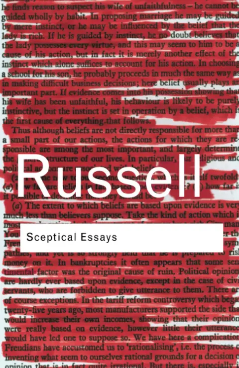 Cover of Sceptical Essays