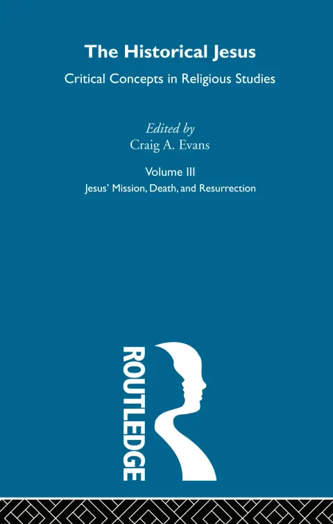 Cover of Historical Jesus, Volume 3