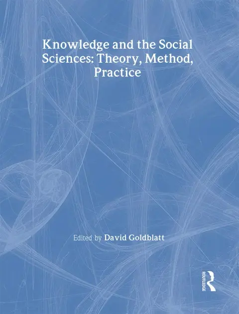 Cover of Knowledge and the Social Sciences