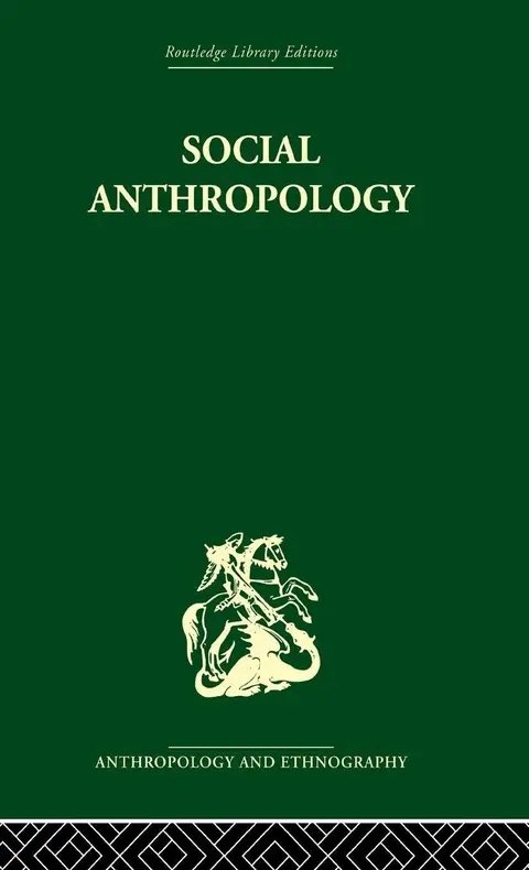 Cover of Social Anthropology