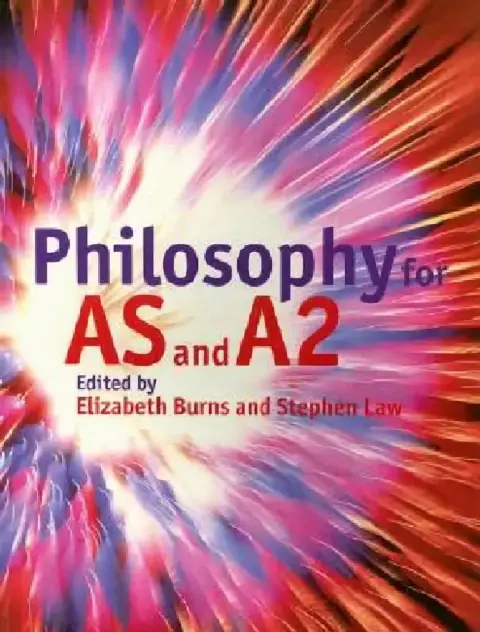 Cover of Philosophy for AS and A2