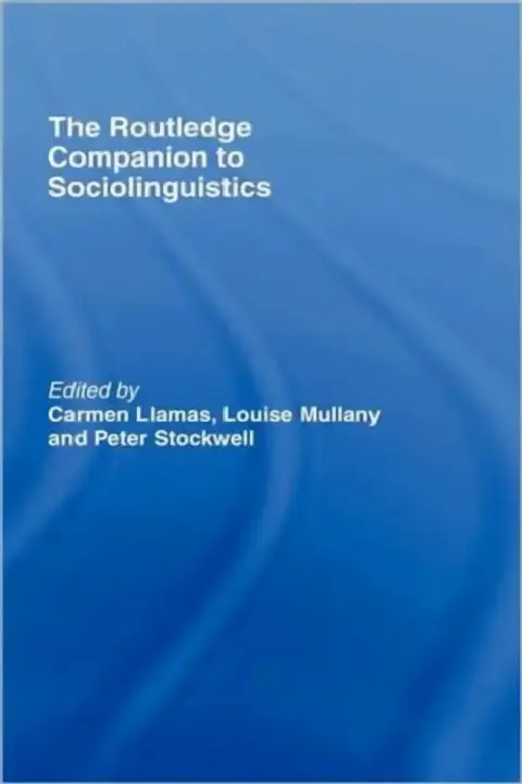 Cover of The Routledge Companion to Sociolinguistics