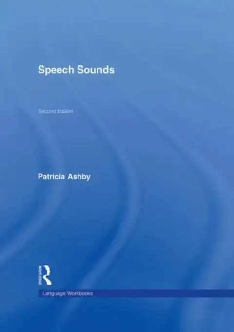 Cover of Speech Sounds
