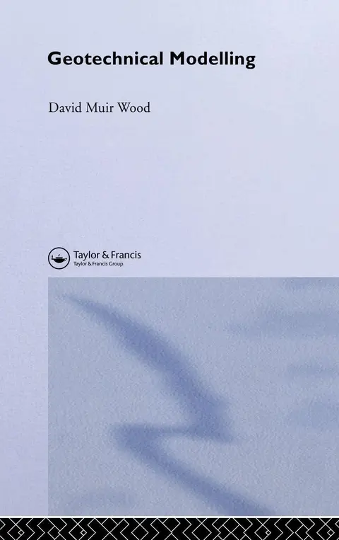 Cover of Geotechnical Modelling