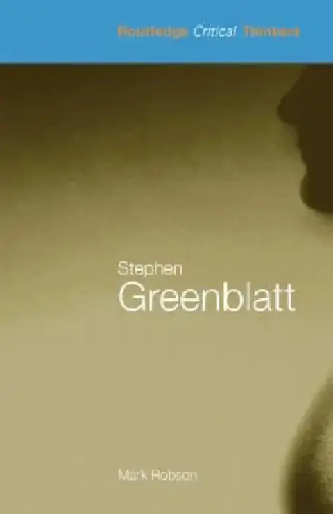 Cover of Stephen Greenblatt