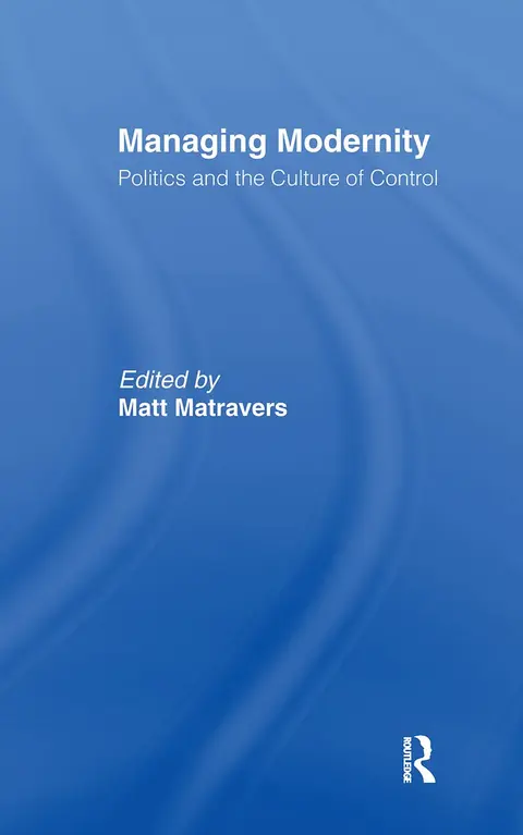 Cover of Managing Modernity