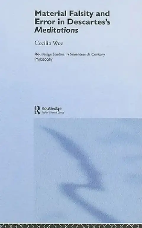 Cover of Material Falsity and Error in Descartes' Meditations