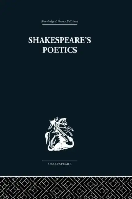 Cover of Shakespeare's Poetics