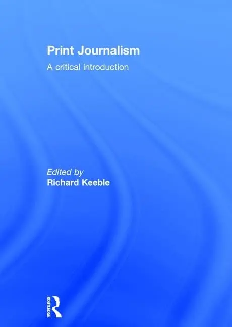 Cover of Print Journalism