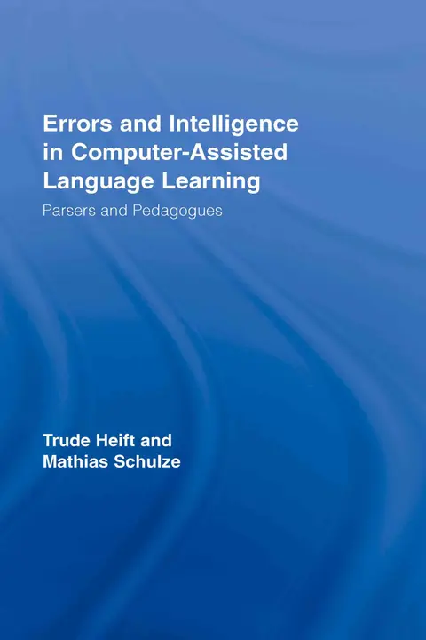Cover of Errors and Intelligence in Computer-Assisted Lanaguage Learning