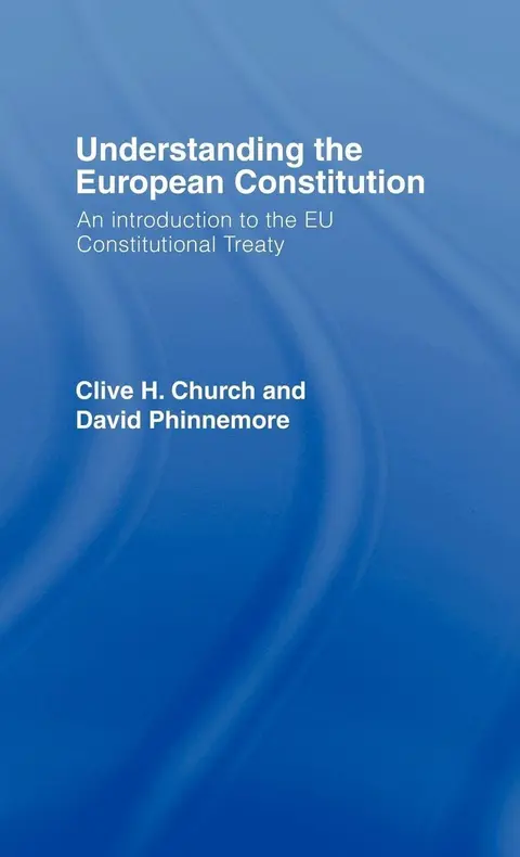 Cover of Understanding the European Constitution