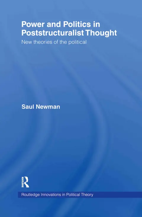 Cover of Power and Politics in Poststructuralist Thought