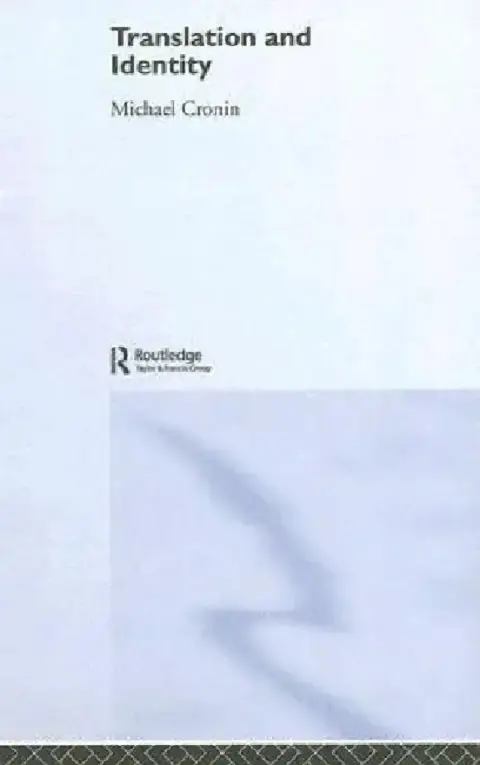 Cover of Translation And Identity