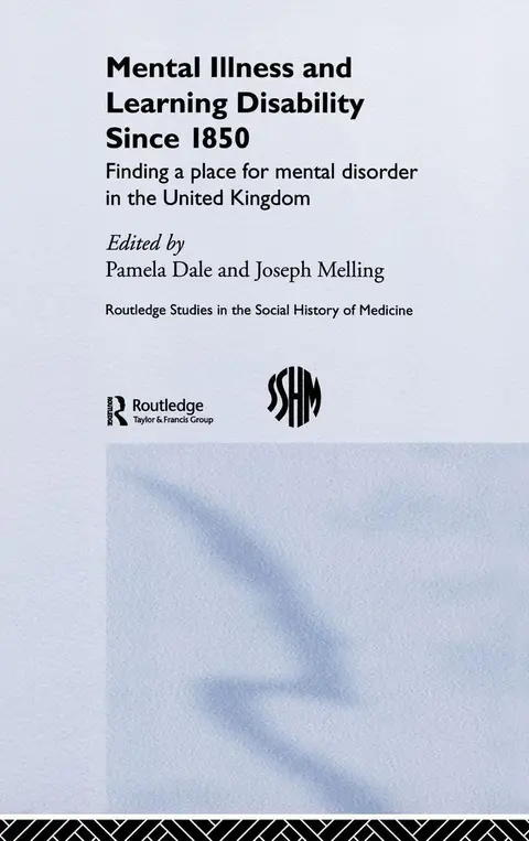 Cover of Mental Illness and Learning Disability Since 1850