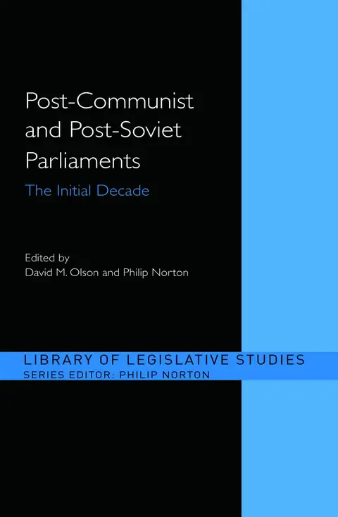 Cover of Post-Communist and Post-Soviet Parliaments