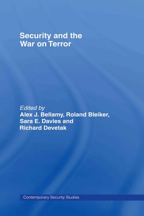 Cover of Security and the War on Terror