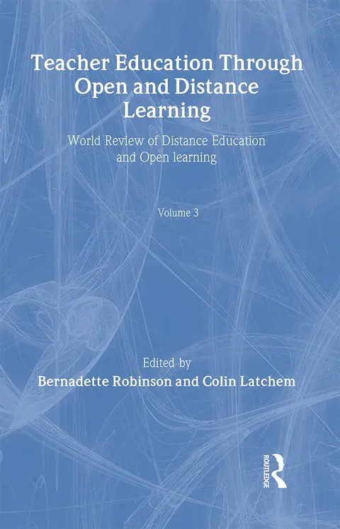 Cover of Teacher Education Through Open and Distance Learning