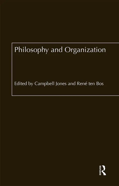 Cover of Philosophy and Organization