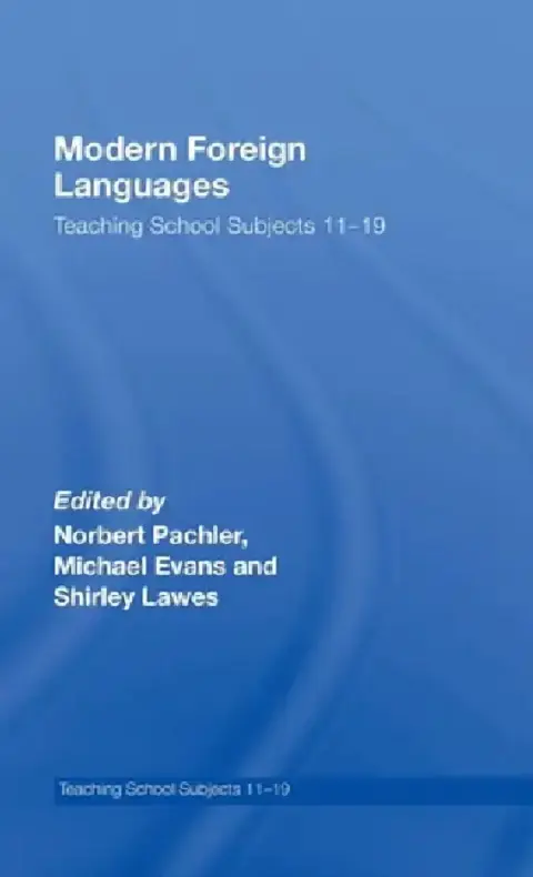 Cover of Modern Foreign Languages