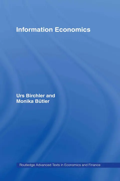 Cover of Information Economics