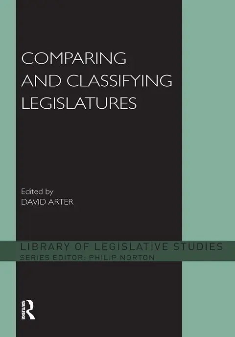 Cover of Comparing and Classifying Legislatures