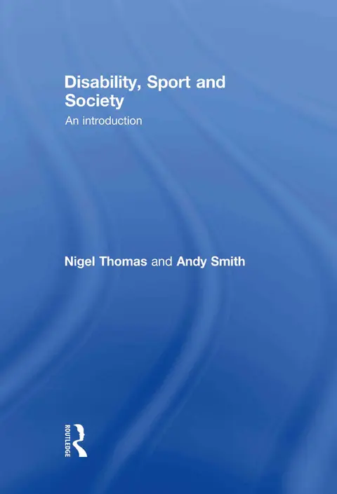 Cover of Disability, Sport and Society
