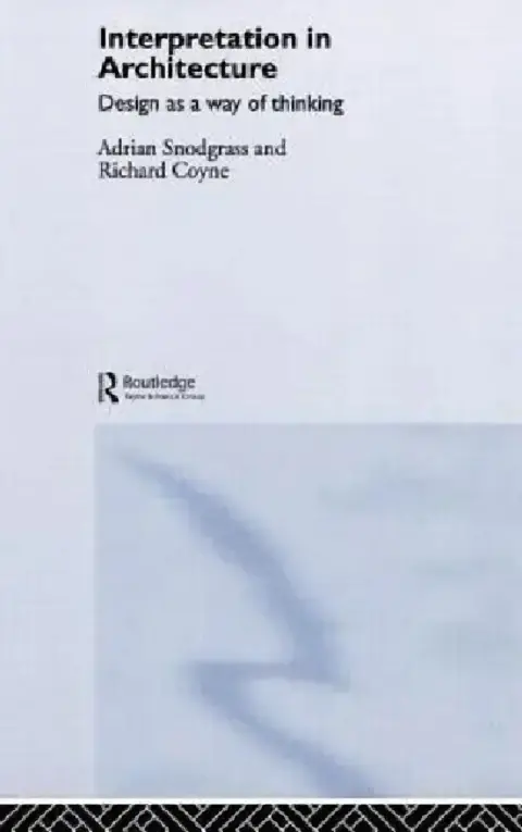 Cover of Interpretation in Architecture