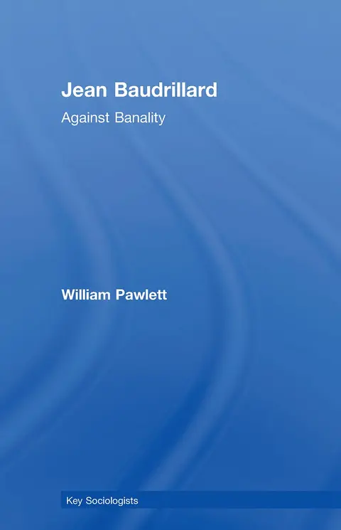 Cover of Jean Baudrillard