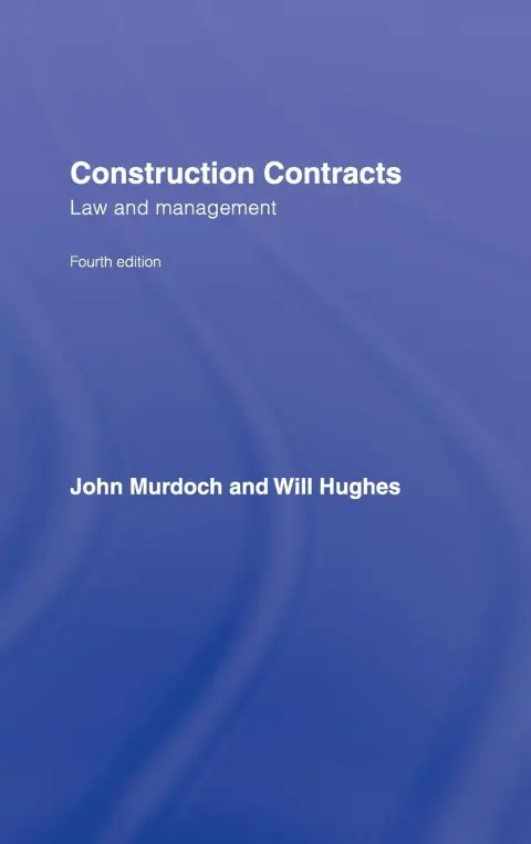 Cover of Construction Contracts