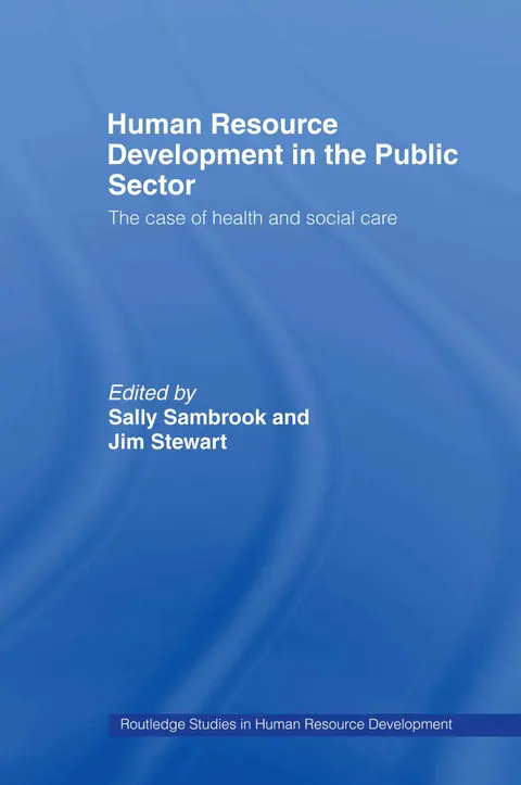 Cover of Human Resource Development in the Public Sector