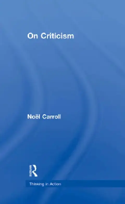 Cover of On Criticism