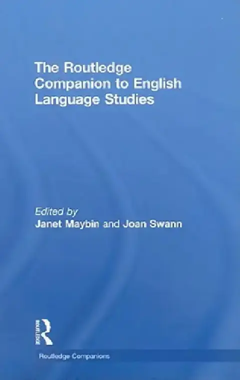 Cover of The Routledge Companion to English Language Studies