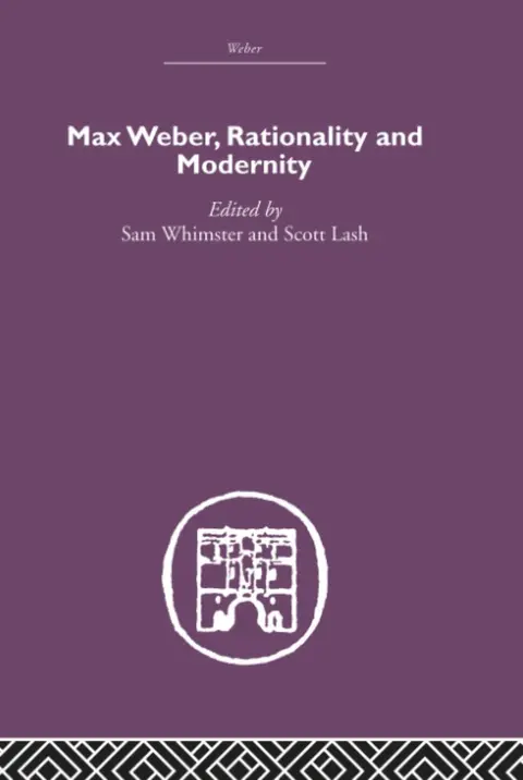 Cover of Max Weber, Rationality and Modernity