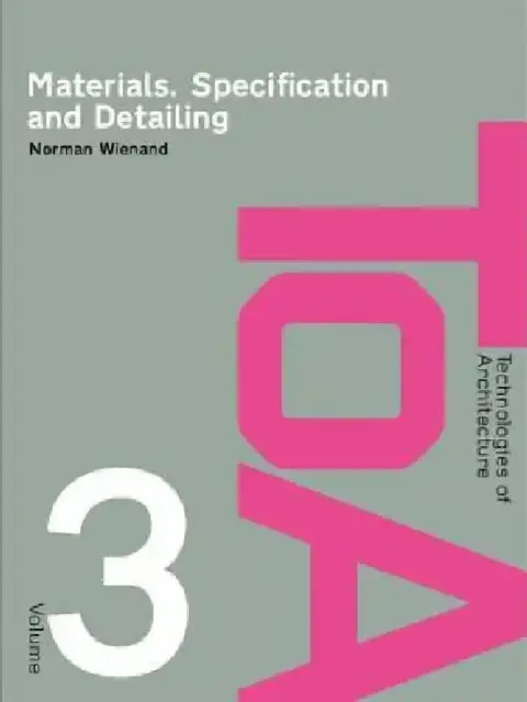 Cover of Materials, Specification and Detailing