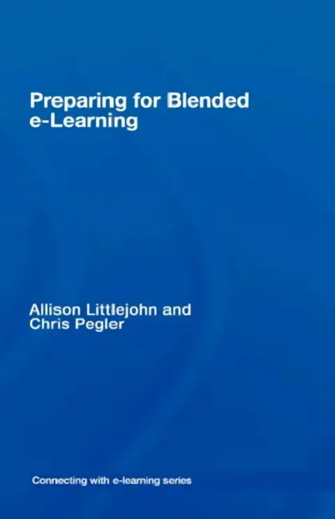 Cover of preparing for blended e-learning