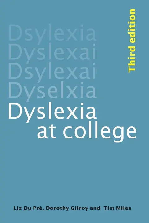 Cover of Dyslexia at College