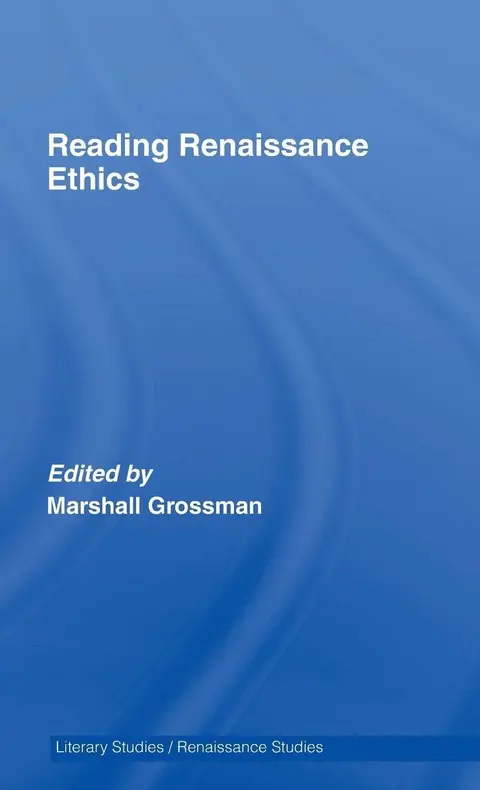 Cover of Reading Renaissance Ethics