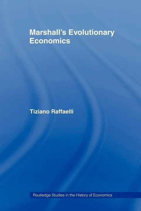 Cover of Marshall's Evolutionary Economics