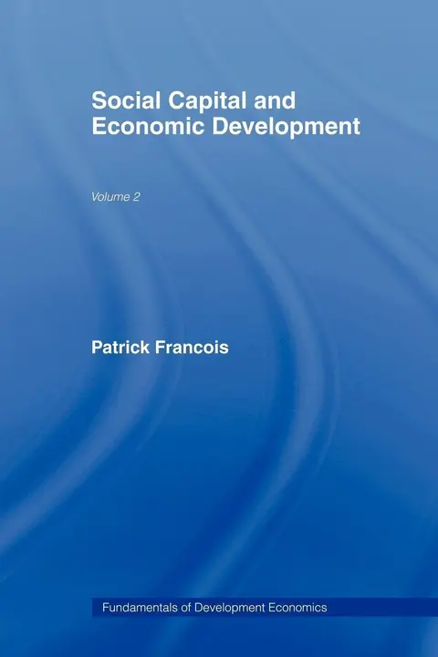 Cover of Social Capital and Economic Development