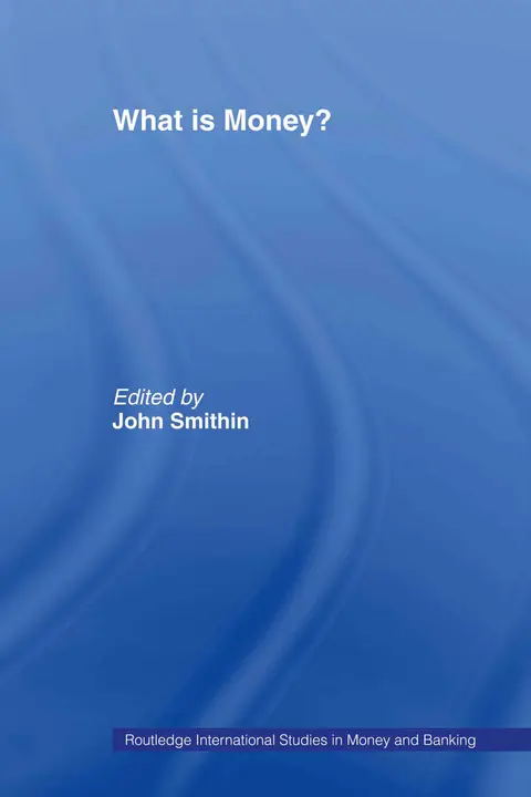 Cover of What Is Money?