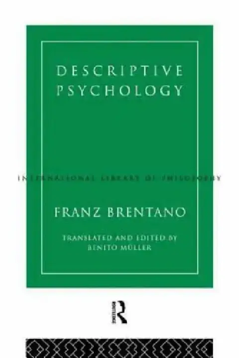 Cover of Descriptive Psychology