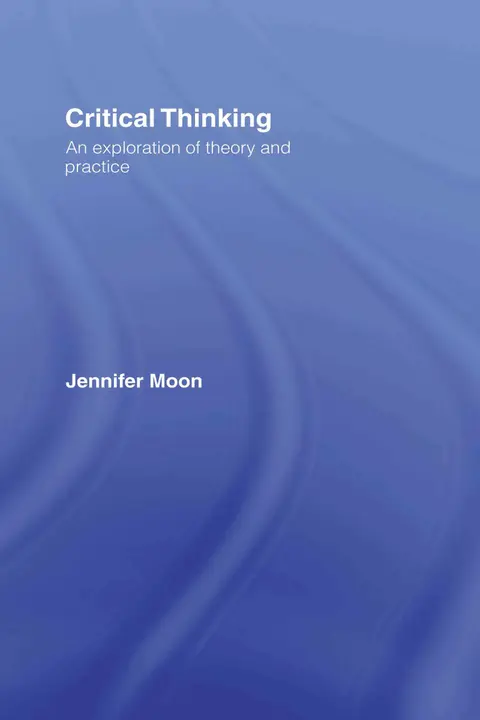 Cover of Critical Thinking