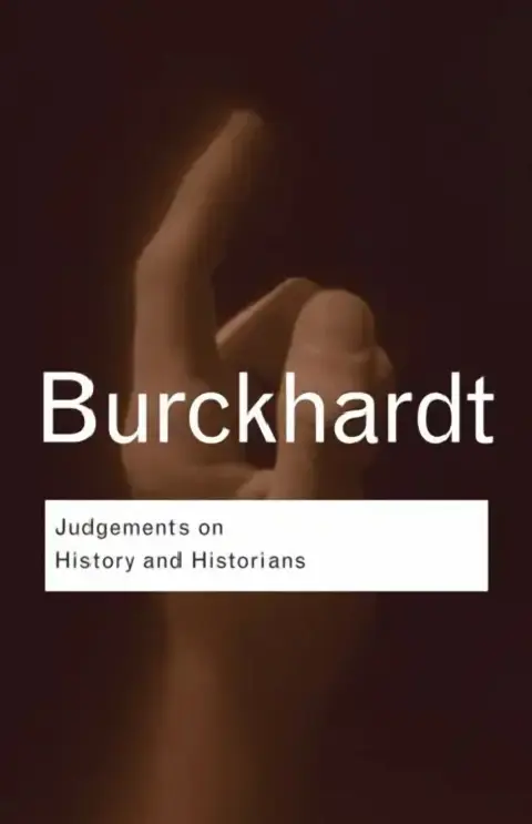 Cover of Judgements on History and Historians