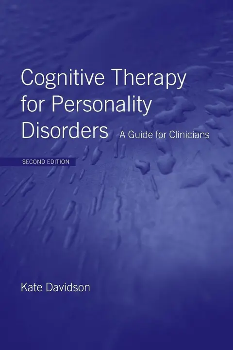Cover of Cognitive Therapy for Personality Disorders