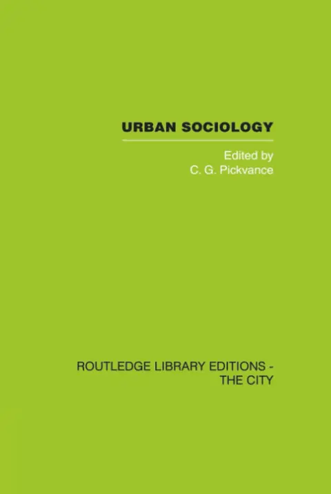 Cover of Urban Sociology