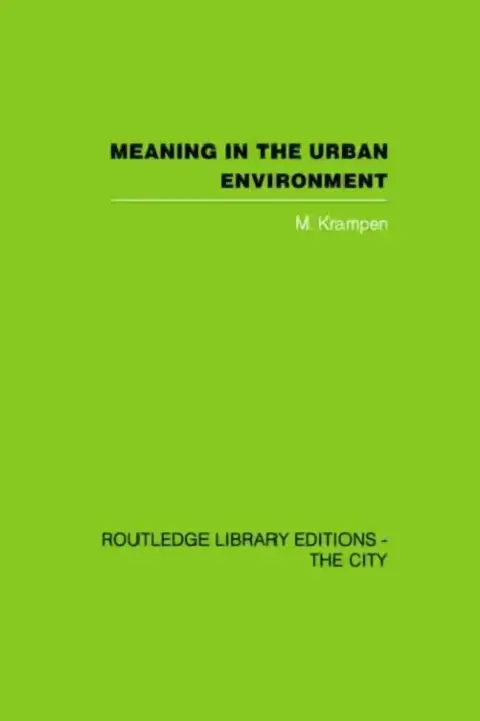 Cover of Meaning in the Urban Environment
