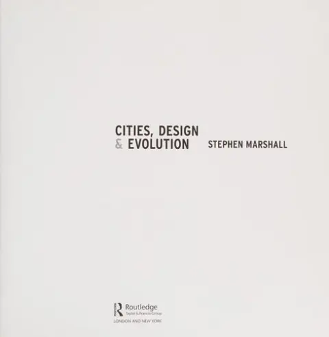 Cover of Cities Design and Evolution