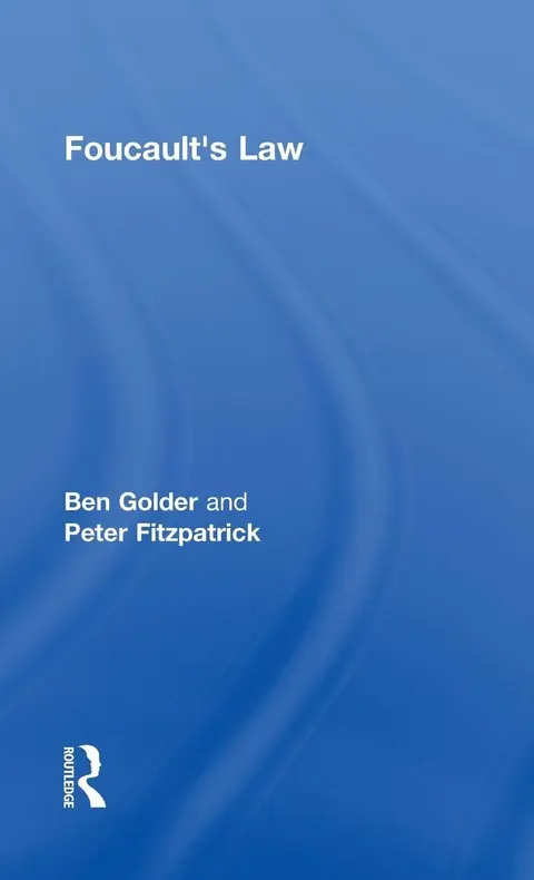 Cover of Foucault's Law