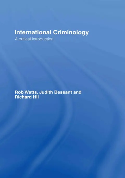 Cover of International Criminology